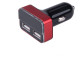 Nabíjačka USB do auta, 12/24V, 2x USB, merač, 3,4 A, 17W