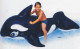 Plávajúca Veľryba nafukovacia 193x119cm