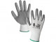 Potiahnuté rukavice ABRAK, bielo-šedé - PREDAJ PO 12 pároch