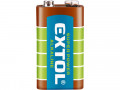 EXTOL ENERGY batérie alkalické, 1ks, 9V (6LR61)