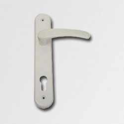 Dverové kovanie Michaela K90 biele dózický kľúč