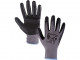 Potiahnuté rukavice NAPA šedo-čierne - PREDAJ PO 12 pároch