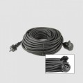 Predlž. kábel guma EMOS 1 zás. 230V/10m KL29210
