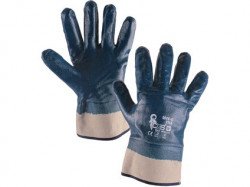 Potiahnuté rukavice PELA, modré, ve¾. 10