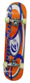 Skateboard 31X8 CN DECK ABEC3 Spartan oranžový