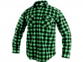 Flanelová košeľa TOM zelená