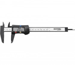 150mm posuvné meradlo digitálné plastové EXTOL