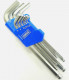 1,5-10mm Kľúče imbus CrV 9 ks s guličkou NAREX 230710K.609