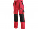Pracovné nohavice CXS LUXY JOSEF červeno-čierne